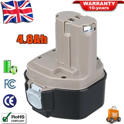 NEW 12V 4.8AH Ni-MH Battery For Makita PA12 1220 14.4V PA14 1420 18V PA18 1822 • £12.89