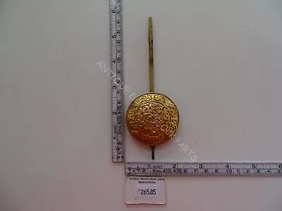 $37.50 • Buy Brass Pendulum Taken From German Schmid Clock With Frabrik Sss Marke Clockwork