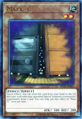 Yugioh Asian English Maxx  C  RC04-AE005 Ultimate Rare • $30