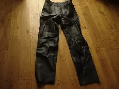 Motorcycle Leather Jeans Unused Bought 10 Years Ago When I Was 71 Never Used. • £25