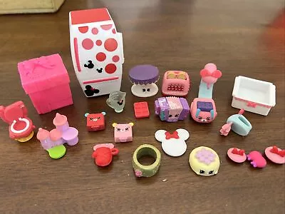 Disney Shopkins Miscellaneous Lot Minnie Mouse Cupcake Kitchen Waffle • $15.50