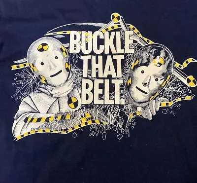 Vintage Y2K Crash Test Dummies T-shirt Tee Buckle That Belt Vince Larry Shirt • $20.85