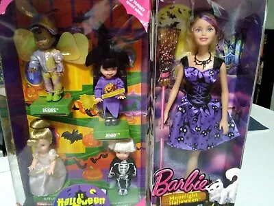 🌟🌟 Halloween Fun Lil Friends Of Kelly Set Plus Moonlight Barbie $29.00 • $29
