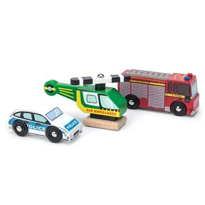 $20.99 • Buy Le Toy Van - Wooden Emergency Vehicle Set