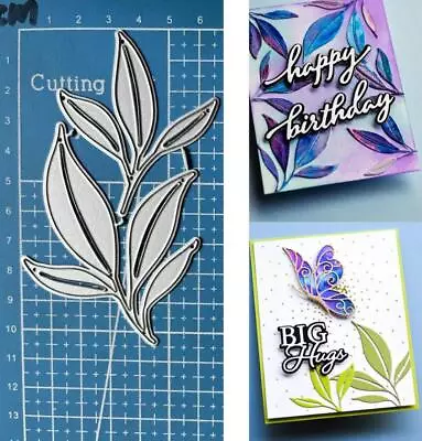 Leaves Metal Cutting Dies Scrapbooking Embossing Stencils Paper Card Crafts Die • $3.42