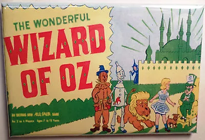 Wizard Of Oz Board Game Box 2  X 3  MAGNET Fridge Locker • $6.95