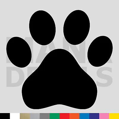 Paw Print Vinyl Die Cut Decal Sticker - Cat Dog Pet Animal • $2.49
