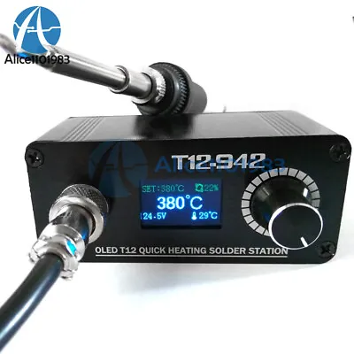 DC12-24V 75W T12-942 Soldering Iron Digital Adjustable Temp Soldering Station • $31.01