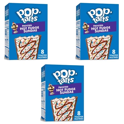 £20.49 • Buy Pop-Tarts Frosted Hot Fudge Sundae Toaster Pastries 384g (Pack Of 3)-USA Import