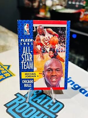 1991-92 Fleer Basketball Michael Jordan #211 All-Star Chicago Bulls HOF Good • $6.30
