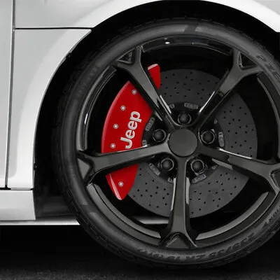 Red MGP 'JEEP' Caliper Covers W/JEEP For 2011-2020 Jeep Grand Cherokee W/BRY • $289