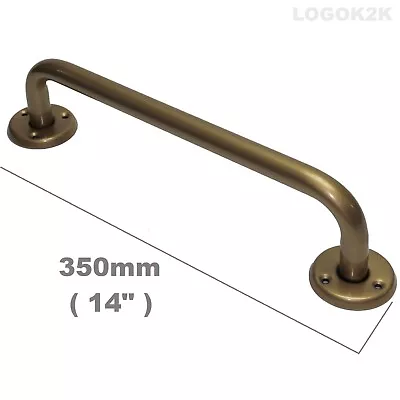 £8.47 • Buy Gold Disabled Grab Rail Bar Bathroom Aid Pull Push Door Metal Handle Disability