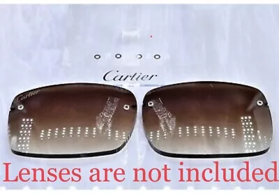 $13.49 • Buy Cartier C Decor Rimless Silver Pvc Washer Sunglasses Vintage Eyeglasses Lunette