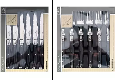 Lou Laguiole Steak Knife Set 6 Pieces Or Steak Forks Set 6 Pieces Original Packaging *new* • £17.27