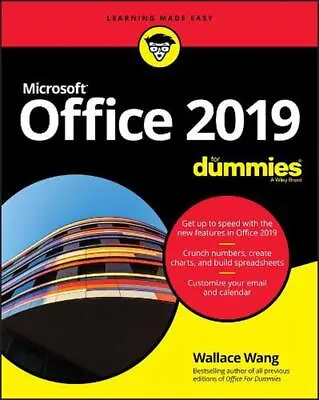 Office 2019 For Dummies By W. Wang (English) Paperback Book • $47.01