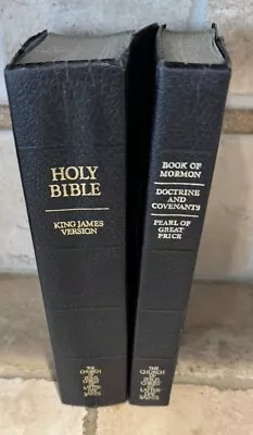 LDS Triple Combination-Book Of MormonD & C/Pearl Of Great Price Holy Bible KJ • $24.95