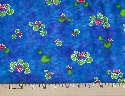 Lilly Pads BTR-3502 By Blank    100% Cotton Fabric Priced By  Yard • $12.99