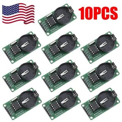 10PCS RTC DS1302 Real Time Clock Module Fits For Arduino AVR ARM PIC SMD DS1307# • $13.98