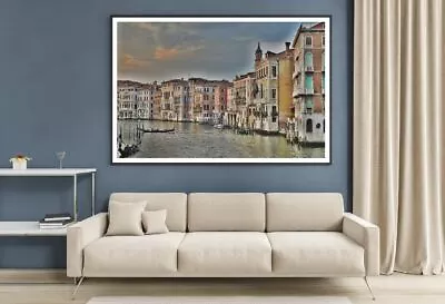 Venice Grand Canal Italy View Print Premium Poster High Quality Choose Sizes • £8