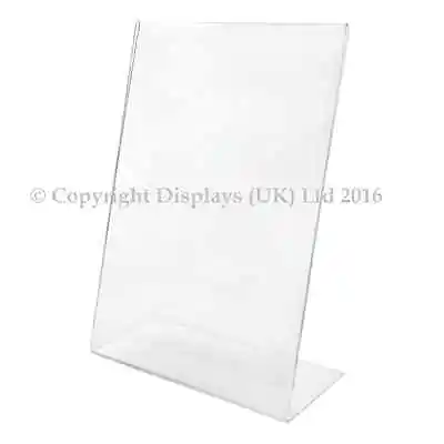 A3 A4 A5 DL Perspex Acrylic Menu Ticket And Leaflet Holder • £12.99