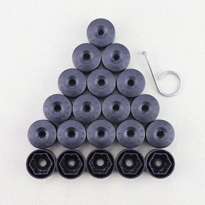 For VW Wheel Lug Nut Bolt Cover Caps Set OEM 1K06011739B9 （Without Locking Cap） • $10