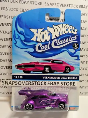 2014 Hot Wheels Cool Classics Purple Volkswagen Drag Beetle Pink Card Variant • $21.95