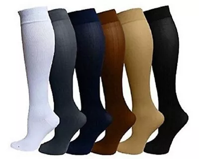 3 Pair - Mens Womens Miracle Socks Anti-Fatigue Compression Socks Unisex • $25.98