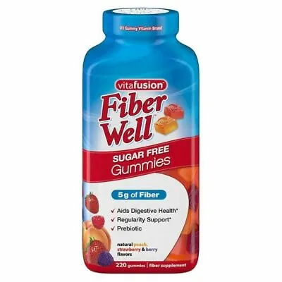 Vitafusion Fiber Well Gummies - 220 Count • $28.25
