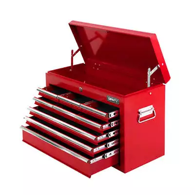 Giantz 9 Drawer Mechanic Tool Box Cabinet Storage - Red • $128.57