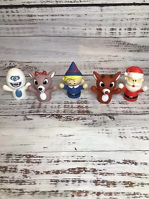 Rudolph The Red Nosed Reindeer The Island Of Misfit Toys Finger Puppets Complete • $15.99