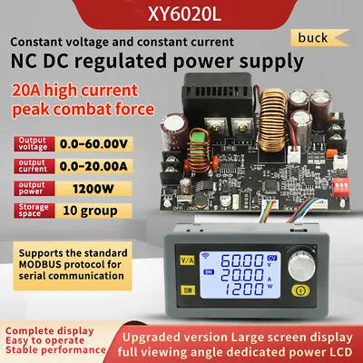 XY6020L 20A 1200W DC 6V-70V To 0-60V CNC Adjustable DC CV CC Power Supply Module • $24.30
