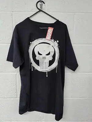 The Punisher Official Marvel T-Shirt Cotton Large T-Shirt • £11.99