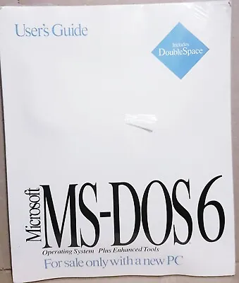 MICROSOFT MS-DOS 6 Operating System  On 3.5  Floppy Disks   - Sealed Pack • £75