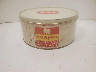 Vintage Hormel Minnesota Country Style Sausage Tin Austin 5 Pound Size  • $14.99
