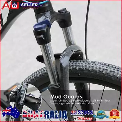 Mountain Road Bike Mudguard MTB Front Rear Tire Mudguards Fenders Mud Guard AU • $7.89