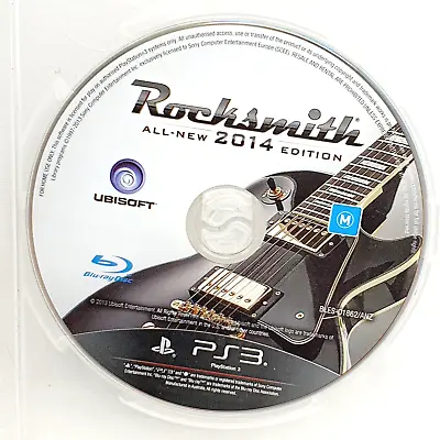 Rocksmith All New 2014 Edition Sony Playstation 3 PS3 Video Game Disk • $15.99