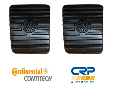 $16.19 • Buy Brake & Clutch Pedal Pads Set Of 2 Volkswagen T1 Bug Super Beetle 1962-1979 Crp