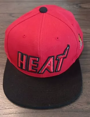 Men's Mitchell & Ness Miami Heat Champion Snapback Hat • $11.99