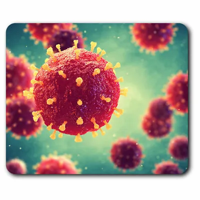 Computer Mouse Mat - 3D Pathogenic Virus Biology Office Gift #13192 • £6.99