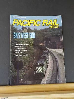 Pacific Rail News #345 1992 August BN West End Santa Fe Barstow Diesel Shop Air • $5