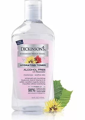 Dickinson's Alcohol-Free Hydrating Toner With Enhanced Witch Hazel - 16 Oz • $8.78