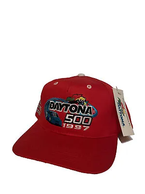 NWT Vintage 1997 Daytona 500 NASCAR Racing Snapback Hat Cap Winston Cup Series • $29.99