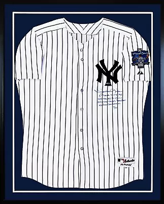 2011 Mariano Rivera Signed Handwritten Stats Authentic MLB Jersey 9/50 Steiner • $799.95