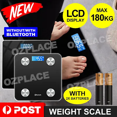 Home Bathroom Scales Body Scale Weight Measure Gym Weighing LCD Digital Display • $17.85