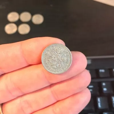 £1.11 • Buy 1962 Great Britain 6 PENCE SIXPENCE England Elizabeth II Birth Year Coin Present