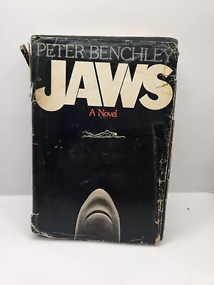 Jaws 1st Edition By Peter Benchley Gutter Code 37 1974 Hardcover • £48.25