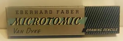 NEW EBERHARD FABER  VAN DYKE  MICROTOMIC DRAWING  PENCILS 6B Full Set Of 12 • $75