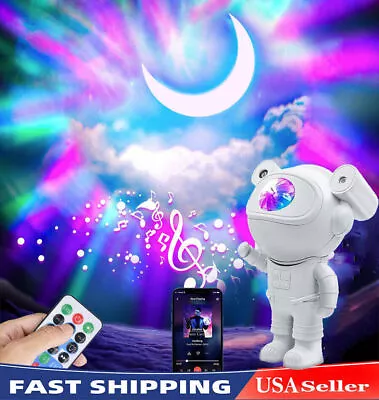 Astronaut Projector Galaxy Starry Sky Night Light Ocean Star LED Music Speaker • $16.81