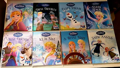 DISNEY FROZEN Lot 8 Books Me-Reader Story Anna Elsa Olaf Troll HC BOOKS ONLY • $13.99