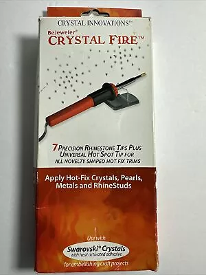 BeJeweler Crystal Fire Hot Fix Rhinestone & Pearl Applicator Open Package • $14.99